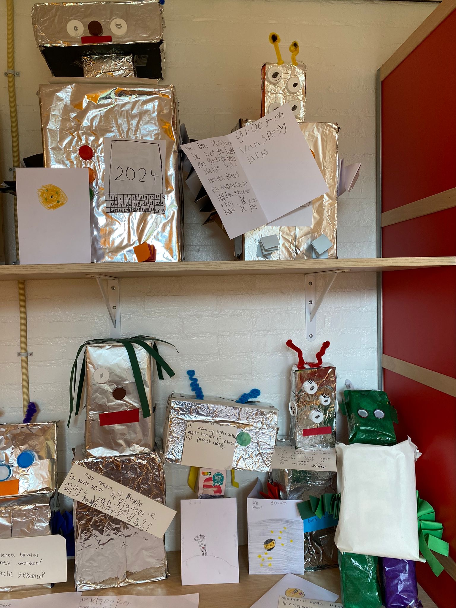 Thema ruimtewezens in de groepen 4 🛸🧑🏻‍🚀🚀