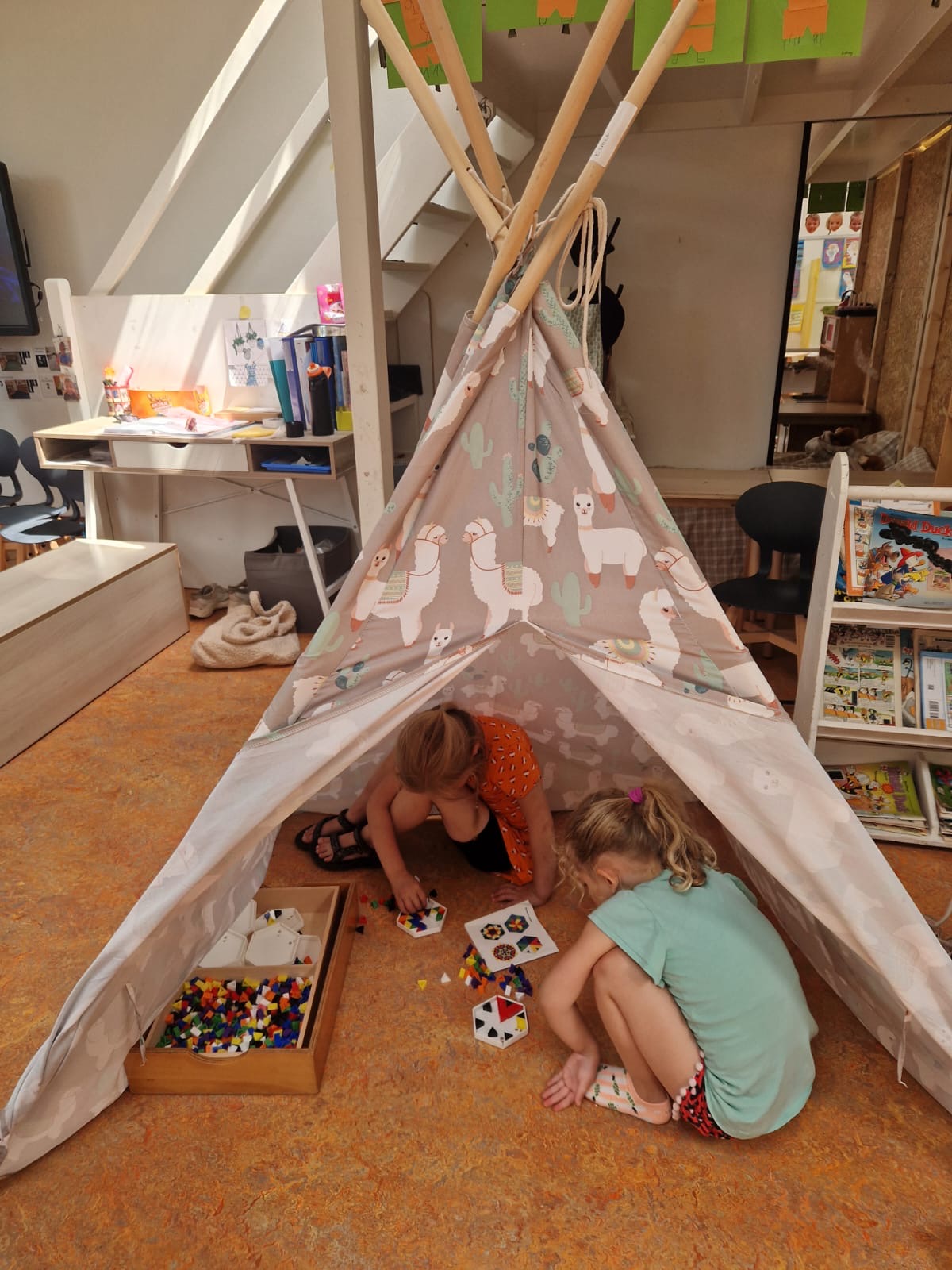 Tentjesmiddag bij de kleuters ⛺️🏓