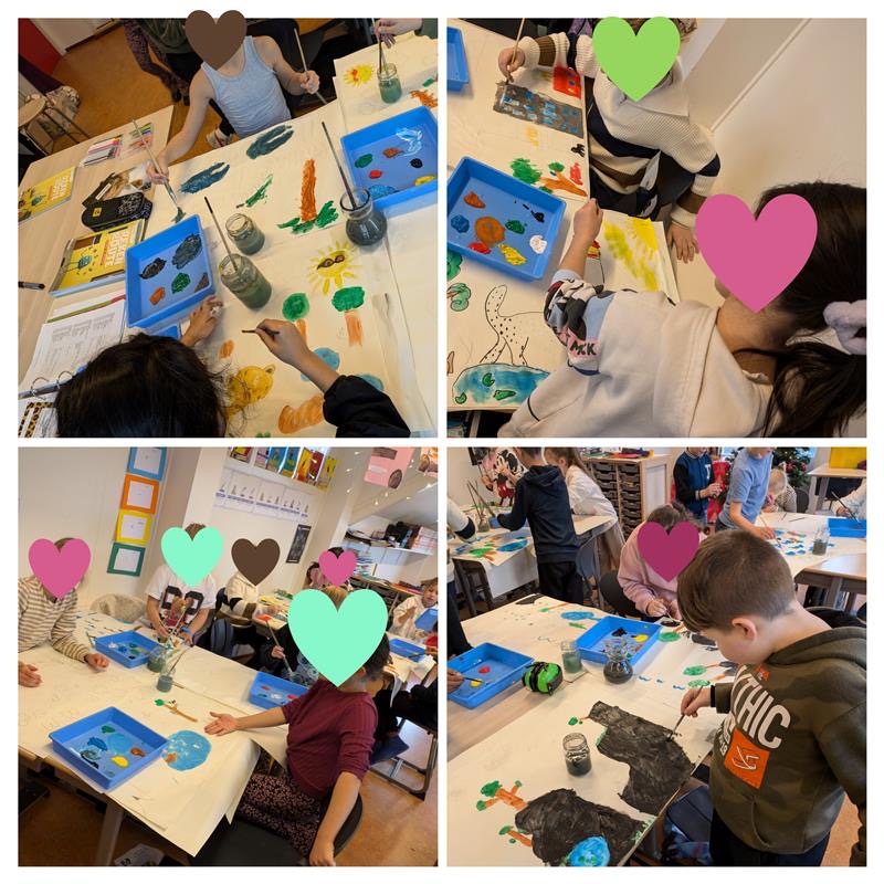 In groep 5 zijn wij bezig geweest met het thema 'Bijzondere bewoners'.  🦖🦅